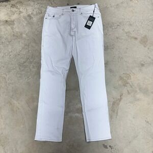 True Religion Geno Relaxed Slim Jeans White Mens Size 34x34
